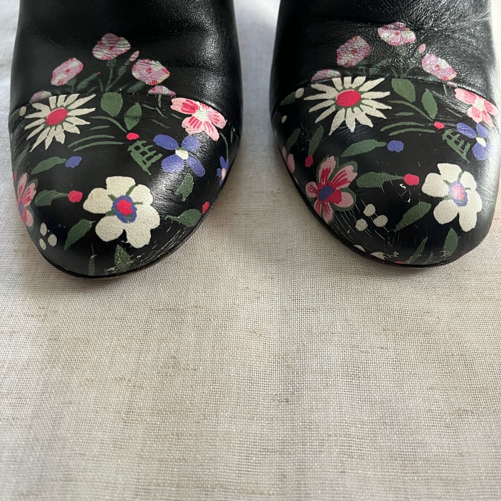 Valentino Garavani Floral Heeled Boots size 37.5 - Picture 5 of 11